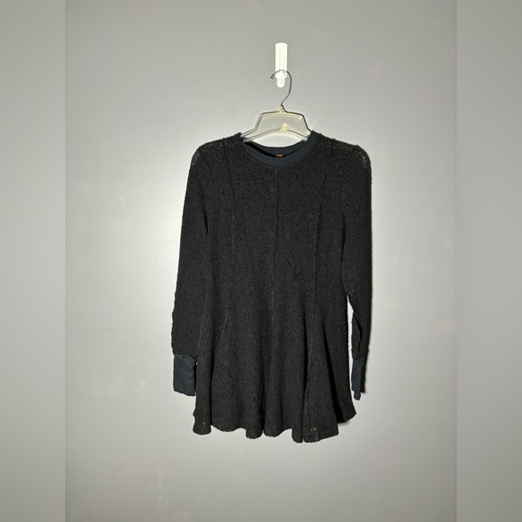 Free People Coffee In The Morning Tunic Top Size XS - Picture 2 of 6